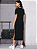 Vestido Feminino Midi Manga Curta Gola Redonda em 100% Algodão - Imagem 8