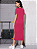 Vestido Feminino Midi Manga Curta Gola Redonda em 100% Algodão - Imagem 7