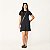 Vestido Feminino Gola Redonda Manga Curta com Bolso Lateral - Imagem 17