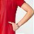 Vestido Feminino Gola Redonda Manga Curta com Bolso Lateral - Imagem 3