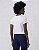Camiseta Feminina Manga Curta em Viscose Decote V - Imagem 8