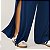 Calça Feminina Envelope Fendas Laterais Cintura Alta - Imagem 9