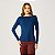 Blusa Feminina Manga Longa Gola Canoa - Imagem 1