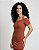Vestido Curto Canelado Feminino Ombro a Ombro - Imagem 4