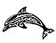 Adesivo Golfinho Maori - Imagem 1