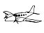 Avião Sêneca - adesivo com proteção UV - Imagem 1