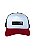 Boné Trucker Basic Preto e Vermelho Raccon - Imagem 2