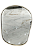 Espelho Oval Com Moldura - Dourada - 80x50 Cm - Imagem 4