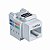 Calha J 60x60x600mm - Branca + 3 Tomadas + 3 Rj-45 - Imagem 3