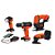 Jogo De Ferramentas Sem Fio GOPAK BDCK502C1 12V: 4EM1 BLACK+DECKER - Imagem 1