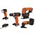 Jogo De Ferramentas Sem Fio GOPAK BDCK502C1 12V: 4EM1 BLACK+DECKER - Imagem 4