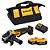 Esmerilhadeira a Bateria 4.1/2" 220v 5Ah Brushless DeWALT DCG413P2 - Imagem 1