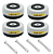 Amortecedor 1/2'' Universal Cinza Jogo 4 Peças 5 Toneladas - 0043 - VIBRAMATT - Imagem 1