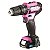 KIT ROSA Aspirador de Pó+Parafusadeira/Furadeira De Impacto 3/8" - HP333DWYEP + CL108FDZP Makita - Imagem 4