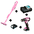 KIT ROSA Aspirador de Pó+Parafusadeira/Furadeira De Impacto 3/8" - HP333DWYEP + CL108FDZP Makita - Imagem 1
