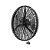VENTILADOR DE PAREDE IND 1MT VEL 220V PRETO VP1M2 3V - Imagem 3
