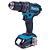 PARAFUSAD/FURADEIRA IMP. 1/2 18V 1.5AH 1BAT/CAR MAKITA - Imagem 5