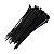 ABRACADEIRA NYLON PRETA 100X2,5 (C/ 100) - Imagem 3