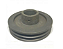 POLIA MOTORA D=136MM C/ 2 CANAIS 3V - PARAFUSO - Imagem 1