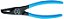 ALICATE PARA ANEIS INTERNO CURVO 8000-J31 - GEDORE - Imagem 2