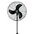 VENTILADOR DE COLUNA IND 65CM 127/220V VEL PRETO CROMADO - Imagem 2