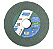 REBOLO RETO P/ AFIACAO 6X3/4X1.1/4 GR100 - NORTON - Imagem 1