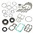 SCHULZ - CONJUNTO REPARO COMPRESSOR AR PARCIAL CSL30/40BR 45 - Imagem 1