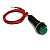 PARAFUSO - SINALIZADOR NEON 220V COR VERDE - Imagem 1