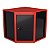 BANCADA DE CANTO 1 PORTA VERMELHO TRAMONTINA PRO - Imagem 1