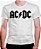 Camisa - ACDC Branca - Logo Preto - Imagem 1