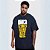 T-SHIRT  PRETA NUNCA FIZ AMIGOS BEBENDO LEITE - Imagem 1