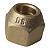 Porca Flangeada Latão Forjada Reforçada FN 06 3/8" - Friven - Imagem 1