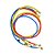 Manifold 2 Vias Premium R134A/R22/R32/R410A SURYHA 80150182 + Mangueira c/ Registro Bola 1/4 1,5m ELITECH - Imagem 6