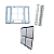 Frente Plástica 209 Ar Condicionado JANELA 7500/ 10000 BTUs DUO GW05836045 /GW13704033/GW05836044 SIMILAR SPRINGER - Imagem 3