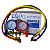 Manifold com Visor para gases R22/134/404/407 (refrigeração comercial) Eolo - Imagem 1