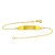 Pulseira Infantil Em Ouro 18k Cartier Com Chapa - Imagem 2