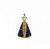 Pingente Nossa Senhora Pequeno Em Ouro 18k Com Zirconias - Imagem 1