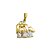 Pingente Cachorro Shih Tzu Em Ouro 18k Com Zirconias - Imagem 2