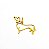 Pingente Cachorro Dachshund Em Ouro 18k Com Zirconias - Imagem 1