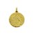 Pingente Medalha De São Bento Em Ouro 18k Grande Dupla Face - Imagem 1