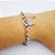 Pulseira Portuguesa Em Ouro 18k Com Berloque De Coração - Imagem 2
