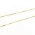 Corrente Colar Veneziana  Em Ouro 18k 0,750 Com 50cm - Imagem 1