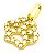 Pingente Patinha Mini Em Ouro 18k 0,750 Com Zirconia - Imagem 4