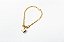 Pulseira Portuguesa Com Coração Em Ouro 18k - Imagem 1