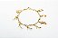 Pulseira Portuguesa Oval Com Berloques Sapatos Em Ouro 18k - Imagem 1