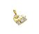 Pingente Cachorro Shih Tzu Em Ouro 18k Com Corrente 45cm - Imagem 3