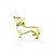 Pingente Cachorro Basset Em Ouro 18k Com Corrente Bailarina - Imagem 2