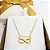 Pingente Infinito Em Ouro 18k Com Corrente Portuguesa 40cm - Imagem 2
