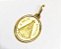 Pingente Nossa Senhora Aparecida Medalha Oval Em Ouro 18k - Imagem 3