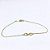 Pulseira Feminina Com Infinito Lisa Em Ouro 18k - Imagem 2